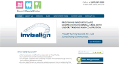 Desktop Screenshot of everettdentalcenter.com